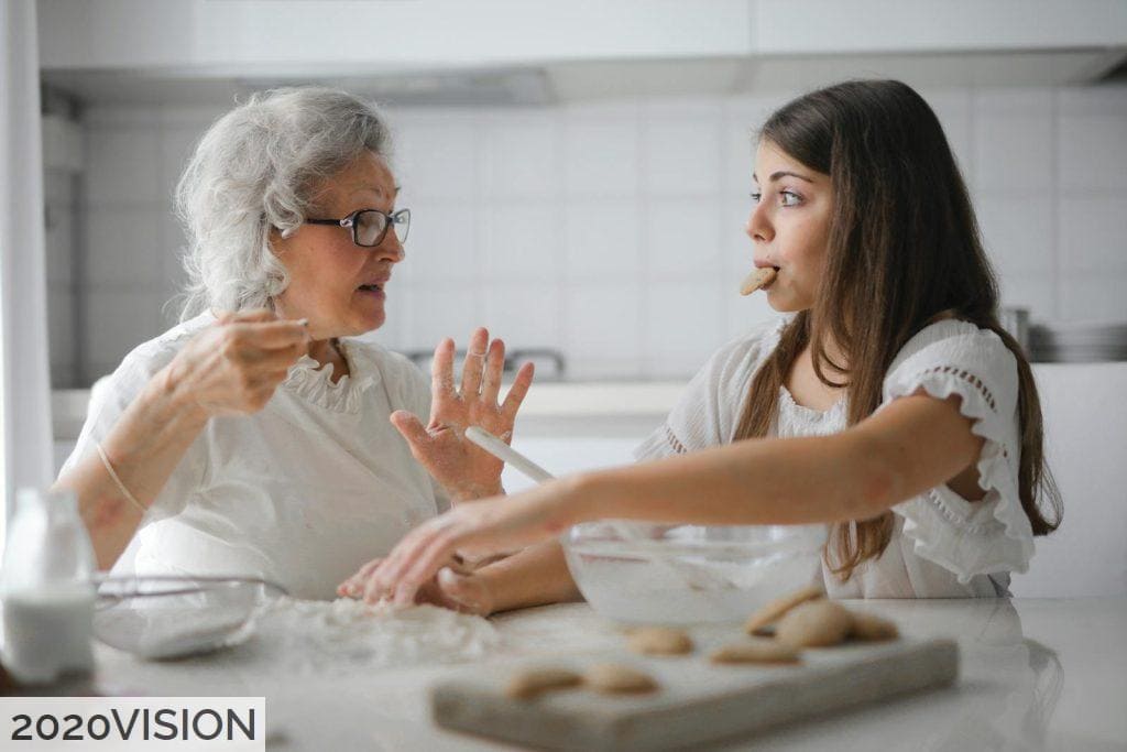 abuela y nieta
