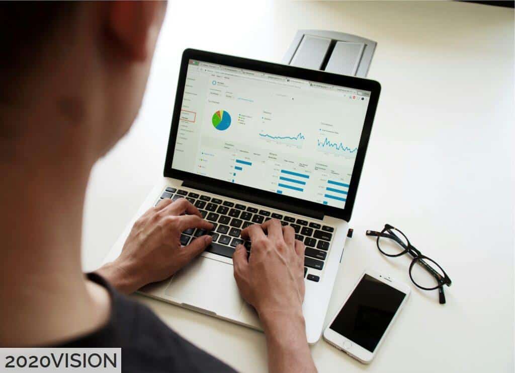 person using MacBook Pro