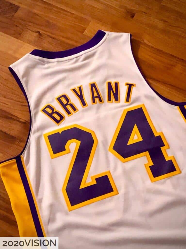 a basketball jersey with the number 24 on it