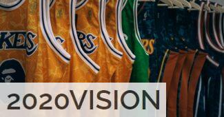 assorted NBA jerseys hanged on clothes hangers