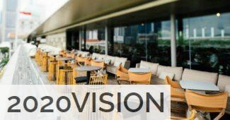 dining set outside restaurant