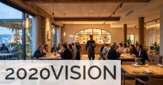 Diseño interior de un restaurante cómodo y funcional